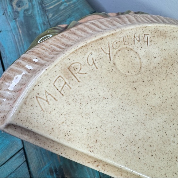 Mushroom Canister Arnels Vintage 70s Divided Canister Missing One Canister & Lid - Picture 13 of 14